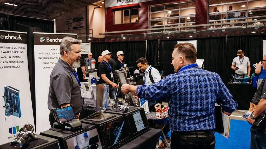 Industry professionals networking at the BOAGS Oil and Gas Show