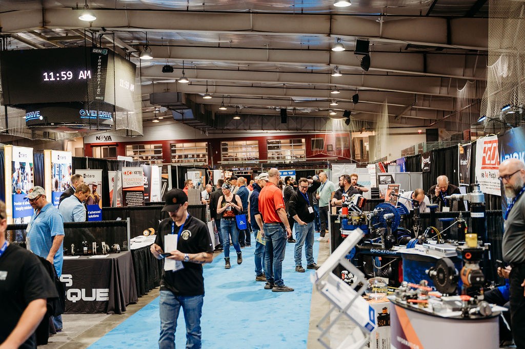Bonnyville Oil and Gas Show floor packed with exhibitors and visitors